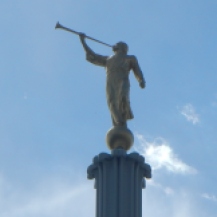 Angel Moroni on the Provo Temple